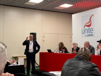 Unite AGS Steve Turner speaks at GPM & IT conference