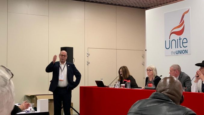 Unite AGS Steve Turner speaks at GPM & IT conference