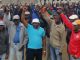Namibian fishermen demonstrate in Walvis Bary