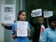 NHS workers demonstrate over PPE