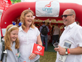 Steve at Unite stall