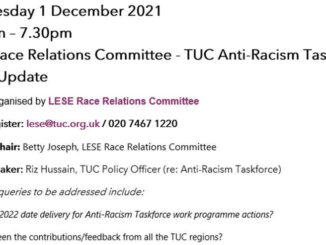 TUC Anti-Racism taskforce update