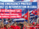 Cuba Solidarity demonstration