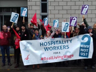 Whitbread workers campaign for more pay