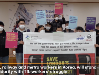Korean metro workers