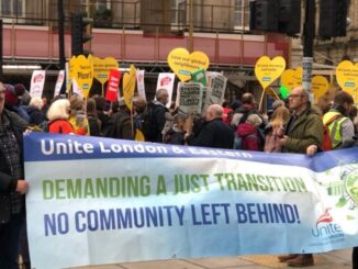 COP26 trade union march