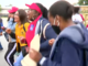 Clover workers demonstrate