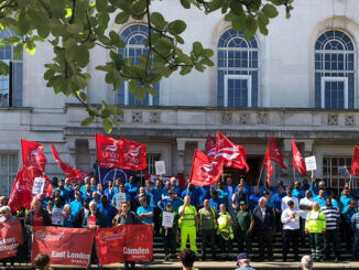 Hackney council workers' rally