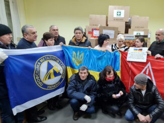Ukraine steelworkers' aid