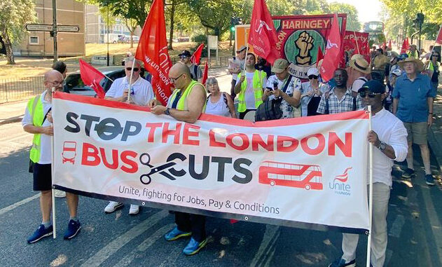 Bus march Green Lanes