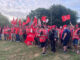 Felixstowe dockers on strike