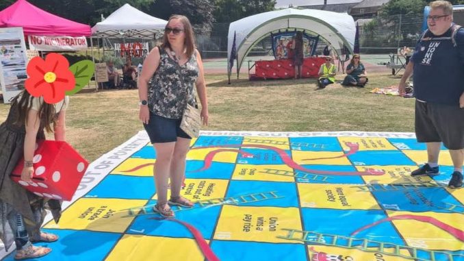 Snakes and ladders game