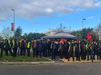 Abellio picket line 22 November 22