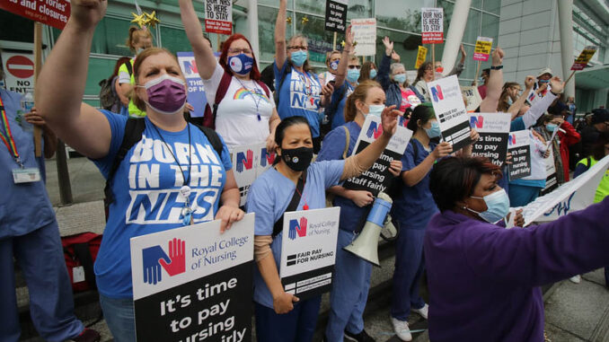 RCN protest
