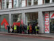 Shelter picket line