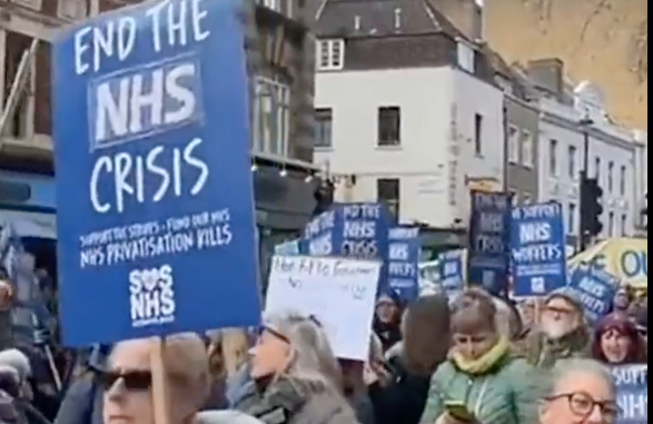 NHS march