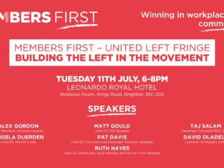 United Left fringe meeting 2023 conferences