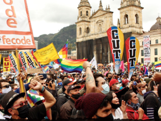 Justice for Colombia demonstration