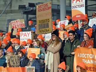 Junior doctors on strike