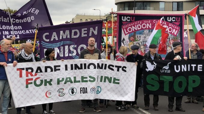 Trade union bloc for Palestine