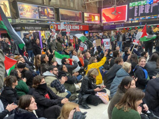 Palestine demonstrations at Charing Cross