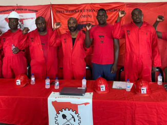 Sacked Rossing miners