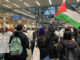 Palestine demonstration St Pancras