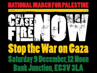 Palestine march 9 December