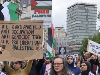 Palestine march through London