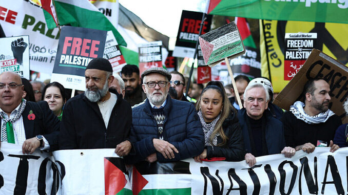 Palestine march, London 2023