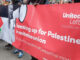 United Left Palestine banner