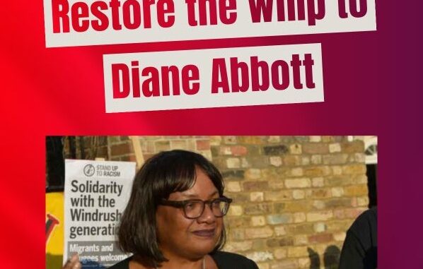 Diane Abbott - restore the whip