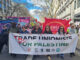 Trade union bloc on the Palestine march