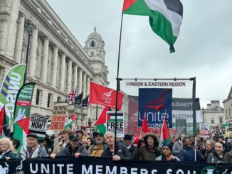 Palestine march February 2022