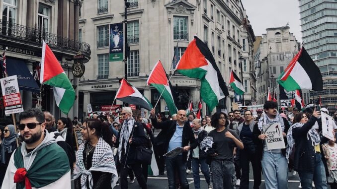 18 May Palestine march