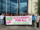 Energy cap increase protest Wales