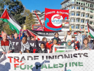 Head of trade union bloc on Palestine march