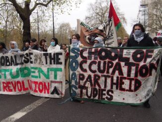 Students march for Palestine