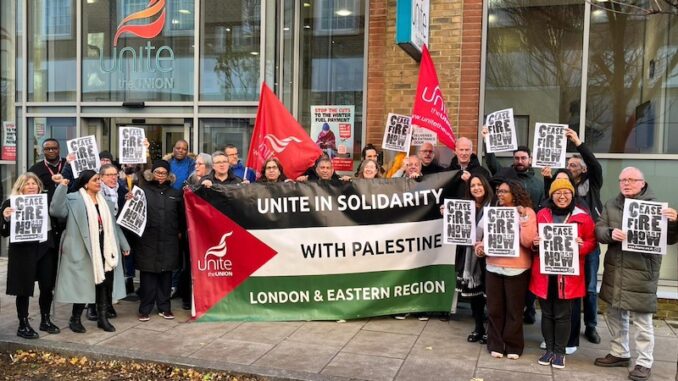 Workplace action for Palestine