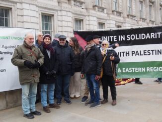 Palestine march Unite LE region