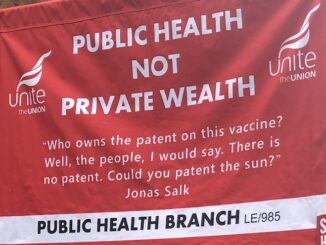 Public health - not private wealth