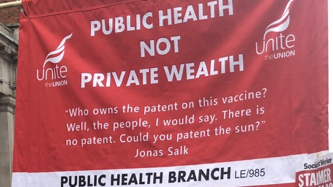 Public health - not private wealth