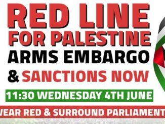 Red line for Palestine