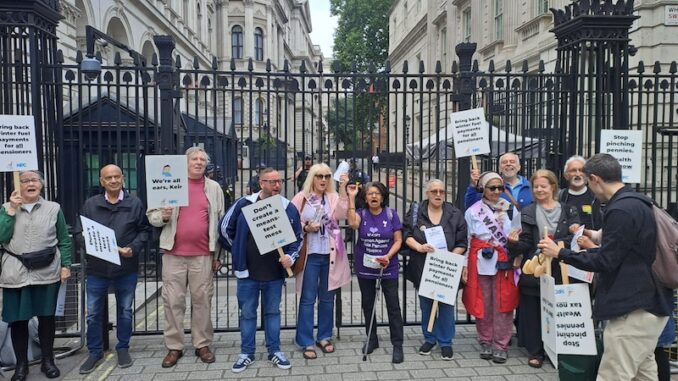 Unite Winter Fuel Allowance demonstrators