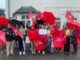 NEU workers (Unite members) on strike